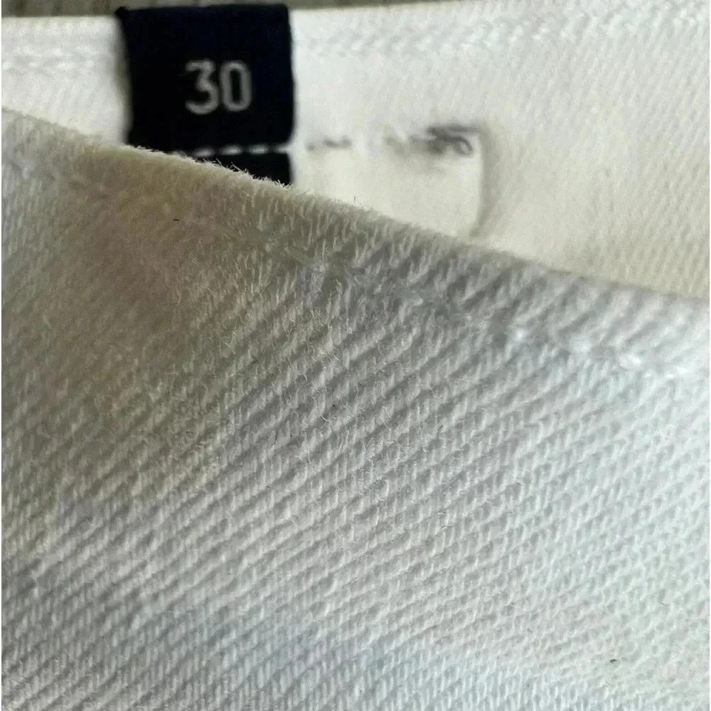 ✨HP✨Citizens of Humanity Rocket High Rise Skinny in White Crop Size 30 - Picture 6 of 10